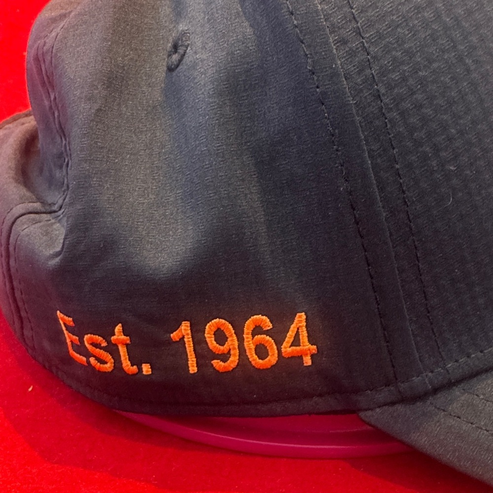 Mauna Kea Black Cap with Orange Logo - Picture 6 of 9